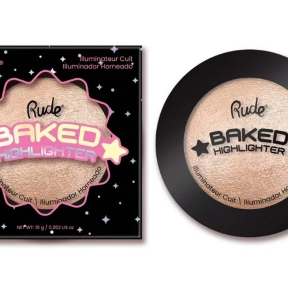 3/$15 🌼 RUDE Baked Highlighter - Radiant Gold